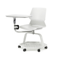 New Style Colorful Plastic Stuff Office Training Chair With Table